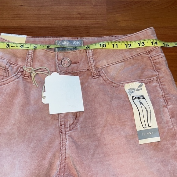 Indigo Rein junior girls Color Flex midrise skinny corduroy pants Size 7 - Picture 9 of 13